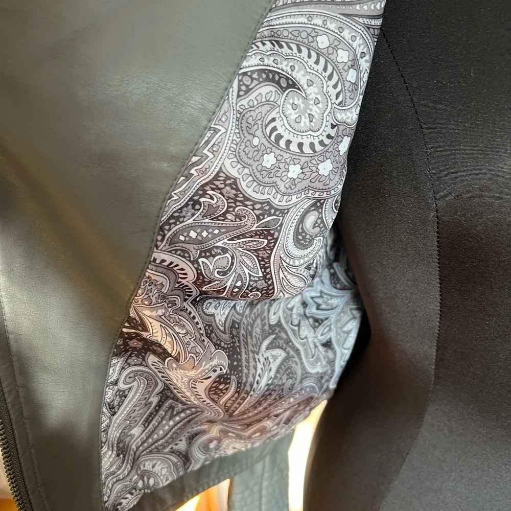 Anthropologie Faux Leather Jacket - Picture 3 of 13